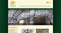 Desktop Screenshot of petrarestauracion.com